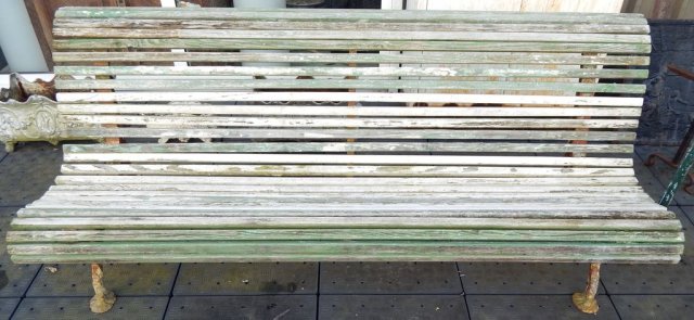 Très joli Banc fer forgé