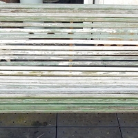 Très joli Banc fer forgé