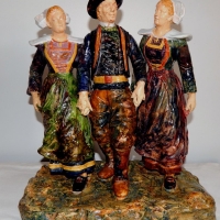 Sculpture les danseurs bretons