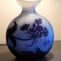 Très beau vase signé Gallé