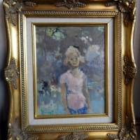 Tableau la parisienne signé Pierre GRISOU